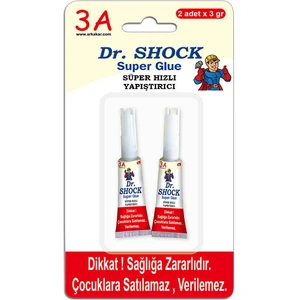 Süper Hızlı Yapıştırıcı 3 gr 2'li Set