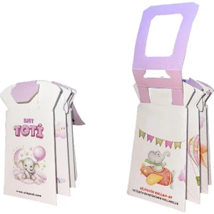 Baby Toti Katlanabilir Portatif Seyahat Lazımlık Pembe