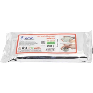 Seramik Hamuru Doğal Kil 250 gr - BEYAZ