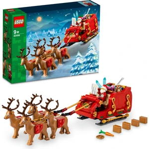 LEGO® Iconic Noel Baba’nın Kızağı 40499 - 9 Yaş & Üzeri Çocuklar için Minifigür İçeren Yaratıcı Oyuncak Yapım Seti (343 P)