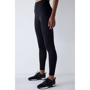 Siyah Yüksek Bel Toparlayıcı Miracle Slimmer Crop Tayt
