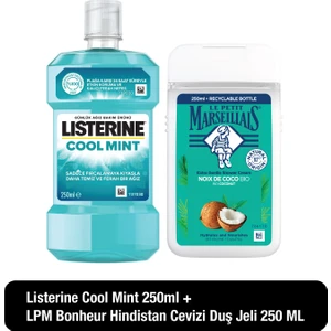 Cool Mint 250 ml + Le Petit Marseillais Bonheur Hindistan Cevizi Duş Jeli 250 ml