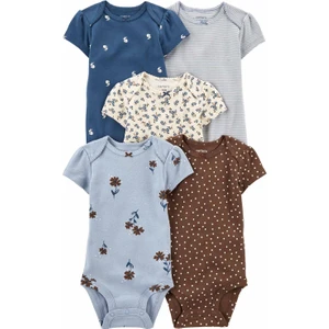 Kız Bebek Kısa Kollu Body 5'li Paket
