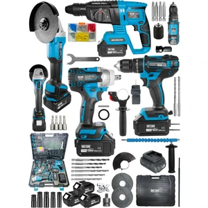 Avantajlı 4'lü Set 2-26 Şarjlı Hilti- TAŞLAMA-13MMDARBELI Matkap-Şarjlı Somun Sıkma