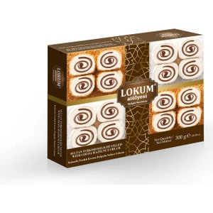 Lokum Atölyesi Kakaolu Fındık Krema Dolgulu Sultan Lokum 300g