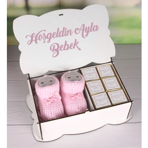 Kişiye Özel Nazarlı Hoşgeldin Bebek Hediye Seti 89285