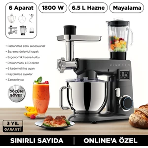 KİNGPRO DAMBOO KSM4001 MUTFAK ŞEFİ ANTRASİT