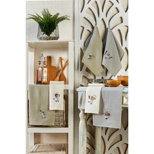 6lı Kurulama Peçetesi Nakışlı 40x60 Şef
