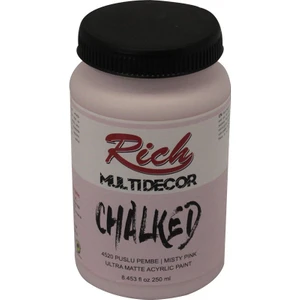 Multi Decor Chalked Akrilik Boya 250 cc Puslu Pembe 4520