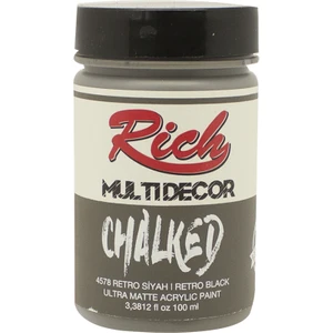 Multi Decor Chalked Akrilik Boya 100 cc Retro Siyah 4578