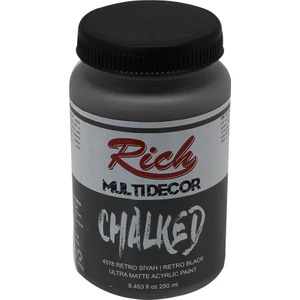 Multi Decor Chalked Akrilik Boya 250 cc Retro Siyah 4578