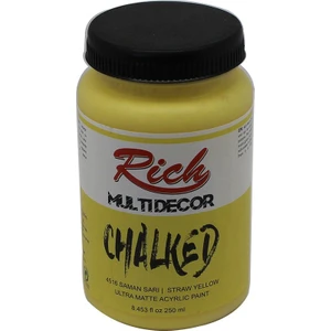 Multi Decor Chalked Akrilik Boya 250 cc Saman Sarı 4516