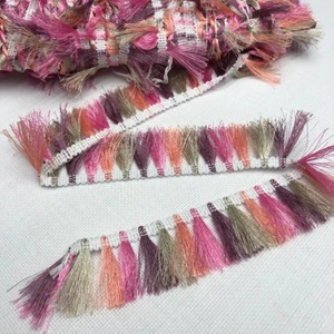 Şerit Pembe Püsküllü