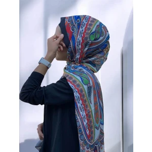 Soft Etnik 0185 Saks Şal