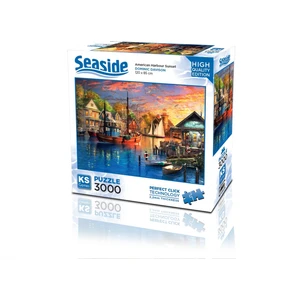 KS Games American Harbour Sunset 3000 Parça Puzzle