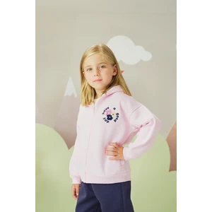 Kız Çocuk Fermuarlı Sweat