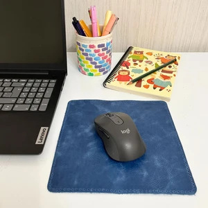 Hakiki Deri Slim Mausepad, Efektli Crazy Gerçek Deri Mouse Pad, 1 Adet Oyuncu Gamepad