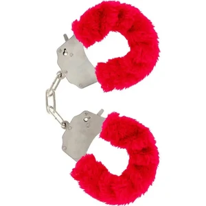 Fantezi Metal Kelepçe Kırmızı Peluşlu