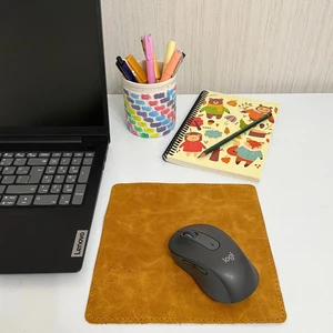 Hakiki Deri Slim Mausepad, Efektli Crazy Gerçek Deri Mouse Pad, 1 Adet Oyuncu Gamepad