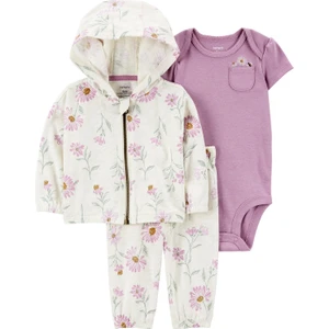 Kız Bebek Hırkalı Set 3'lü Paket