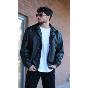 Bel Lastikli Oversize Suni Deri Mont  Bl 1731_50379