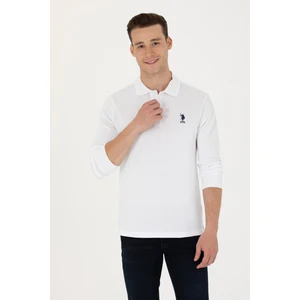 U.S. Polo Assn. Erkek Beyaz Basic Sweatshirt 50269403-VR013