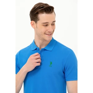 U.S. Polo Assn. Erkek Saks Tişört Basic 50266337-VR045