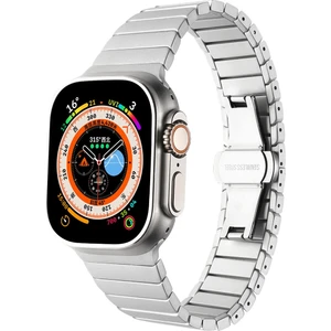 Apple Watch Uyumlu 42MM 44MM Kordon Krd-79 Metal Strap Kayış