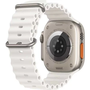 Apple Watch Uyumlu 7 8 9 45MM Metal Toka Silikon Kordon Premium Ocean