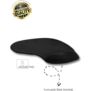Bilek Destekli Dolgulu Ergonomik Kaymaz Taban Mouse Pad (Ev,ofis,oyun)