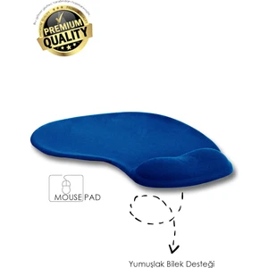 Bilek Destekli Dolgulu Ergonomik Kaymaz Taban Mouse Pad (Ev,ofis,oyun)