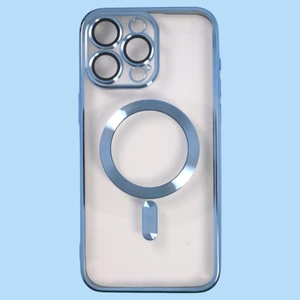 Turkuaz Dijital Pazarlama IPHONE 13 Pro Max;magsafe Özellikli, Lens Koruyuculu, Darbe Önleyici, Kenarları Renklı Silikon Kılıf