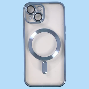 Turkuaz Dijital Pazarlama IPHONE 14;magsafe Özellikli, Lens Koruyuculu, Darbe Önleyici, Kenarları Renklı Silikon Kılıf