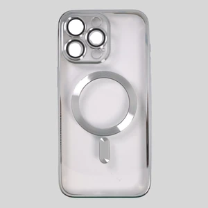Turkuaz Dijital Pazarlama IPHONE 14 Pro Max;magsafe Özellikli, Lens Koruyuculu, Darbe Önleyici, Kenarları Renklı Silikon Kılıf