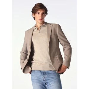 Slim Fit Vizon Erkek Düz Ceket F4WM-CKT 2754