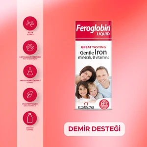 Demir (Gentle Iron), Arpa Maltı Ekstresi İçeren Sıvı Takviye Edici Gıda 200 ml