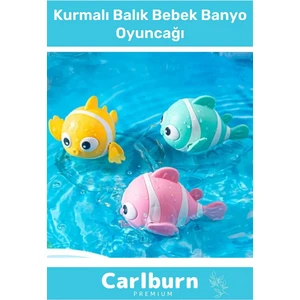 Özel Üretim Dayanıklı Eğlenceli Hafif Kurmalı Renkli Yüzen Balık Bebek Çocuk Banyo Su Oyuncağı