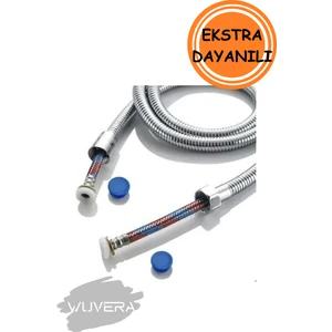 Paslanmaz Kırılmaz Örgülü Çelik Duş Hortumu - 150 cm