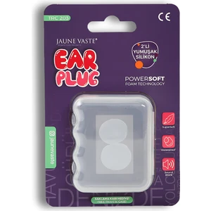 Jaune Vaste Ear Plug 2li Yumuşak Silikon
