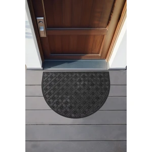 Step Yarım Ay Dış Kapı Paspası Siyah Pvc 45X70