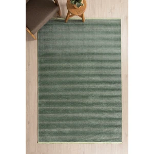 Koza Halı Stripe Yeşil Kilim Kaymaz Taban Salon Oturma Odası Antre Halısı 33011A