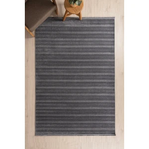 Stripe Antrasit Kilim Kaymaz Taban Salon Oturma Odası Antre Halısı 33010A