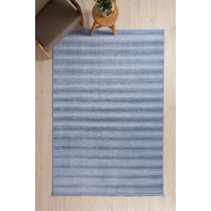 Koza Halı Stripe Mavi Kilim Kaymaz Taban Salon Oturma Odası Antre Halısı 33013A