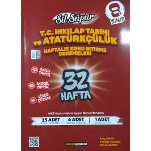 Maraton Yayıncılık 8. Sınıf T.C. İnkılap Tarihi ve Atatürkçülük Haftalık Konu Bitirme Denemeleri