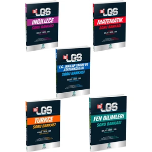 Çapa Yayıncılık LGS 8.Sınıf 5li Set Türkçe Matematik Ingilizce Inkilap Fen