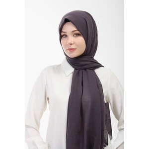 Manolyaşal Ayrobin Pamuk Caz Şal - Lavanta