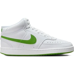 Court Vision Mid Sneaker Bilekli Günlük Beyaz Yeşil Swoosh Spor Ayakkabı