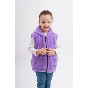 Sweet's Collection Unisex Genç Çocuk Kapüşonlu Welsoft Peluş Yelek