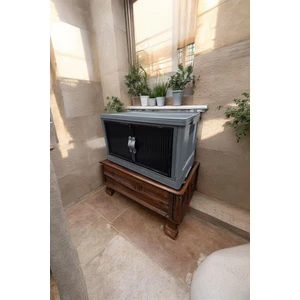 Fine Clean ( 1 Adet )  Portatif Çok Amaçlı Mıknatıs Kapaklı Istiflenebilir Organizer Dolap   55 Lt