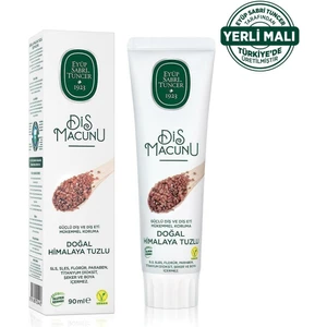 Eyüp Sabri Tuncer Doğal Himalaya Tuzlu Diş Macunu 90 ml Nane Aromalı Glütensiz Beyazlatıcı